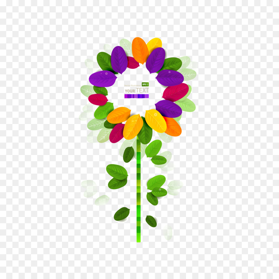 Flower Art Illustration - Colorful flowers download png download - 3508*3508 - Free Transparent Flower png Download.