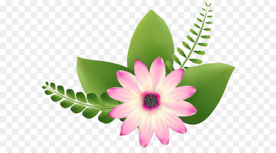 Flower Art Clip art - Pink Flower Clip-Art PNG Image png download - 6219*4748 - Free Transparent Flower png Download.