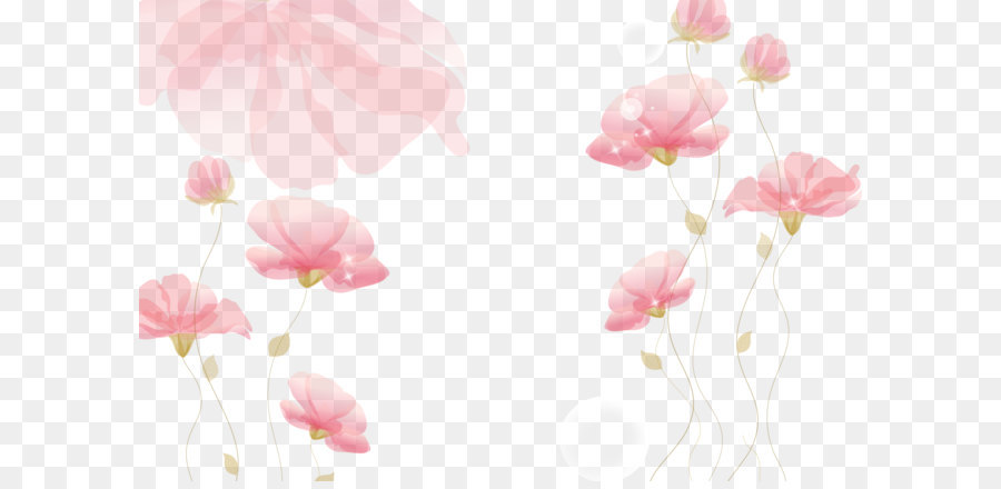 Flower - Ink pink flowers background png download - 4500*3000 - Free Transparent Flower png Download.