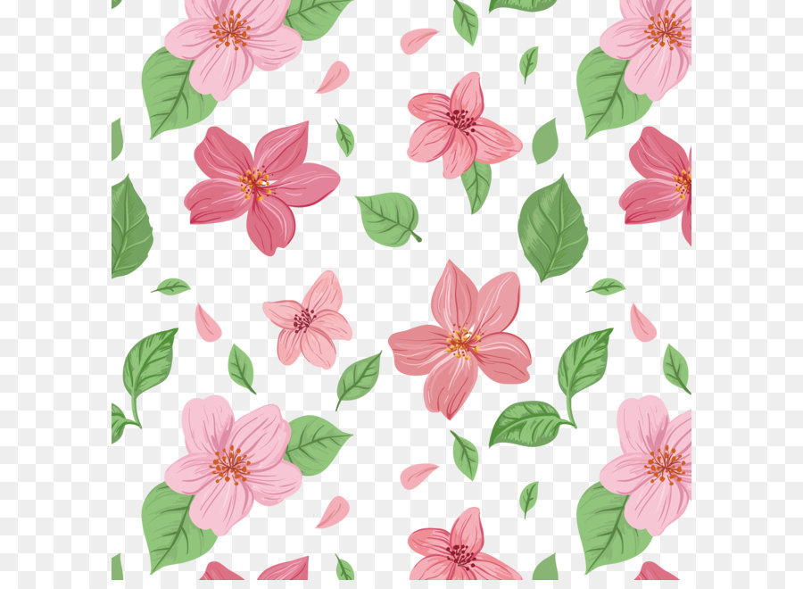Pink flowers Euclidean vector - Flower background png download - 3750*3750 - Free Transparent Flower ai,png Download.