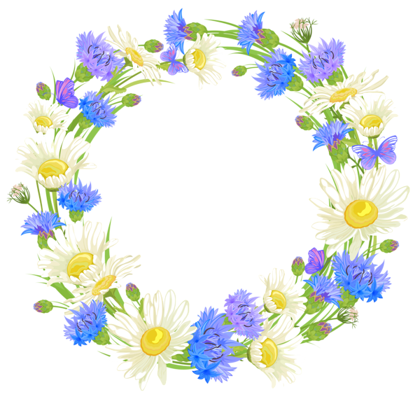 Flower Wreath Garland Clip art - wreath wedding png download - 600*570 -  Free Transparent Flower png Download. - Clip Art Library