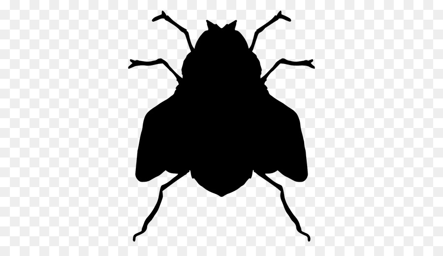 Fly Silhouette Insect Clip art - fly png download - 512*512 - Free Transparent Fly png Download.
