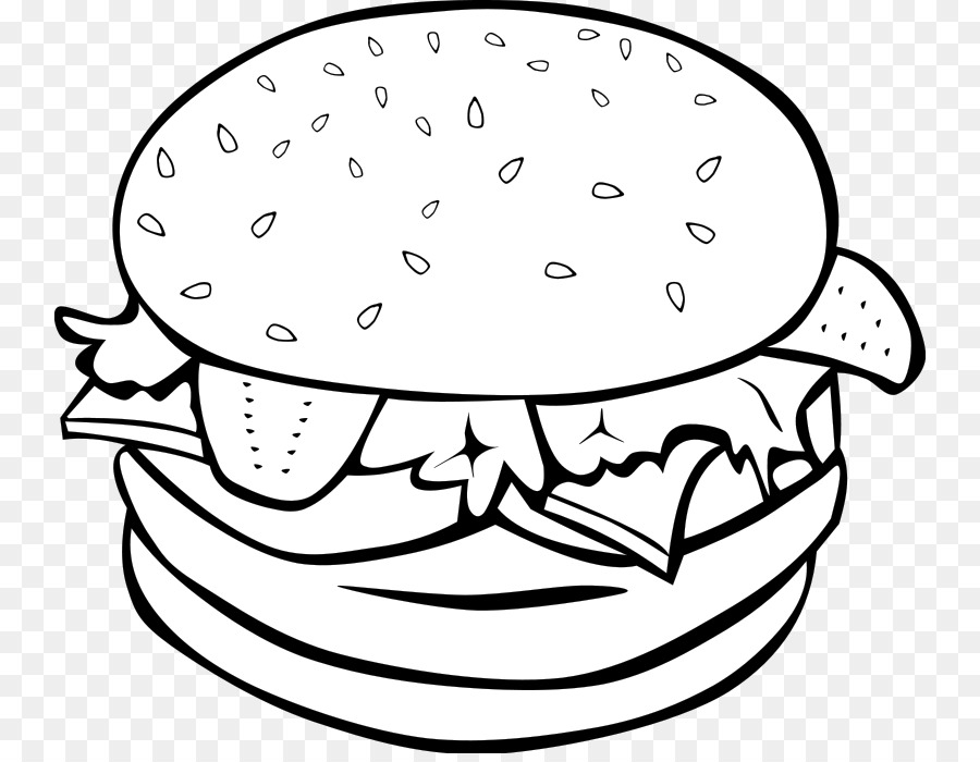 Hamburger Fast food Cheeseburger Chicken sandwich Clip art - Hamburger Cliparts Transparent png download - 800*692 - Free Transparent Hamburger png Download.