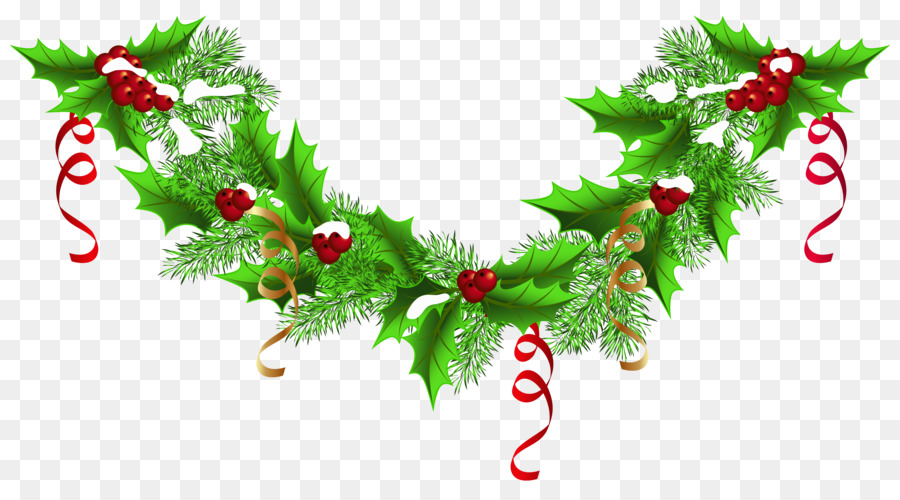Garland Christmas ornament Clip art - Garland Cliparts png download - 6290*3469 - Free Transparent Garland png Download.