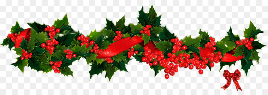 Garland Christmas decoration Wreath Clip art - garland png download - 1800*623 - Free Transparent Garland png Download.