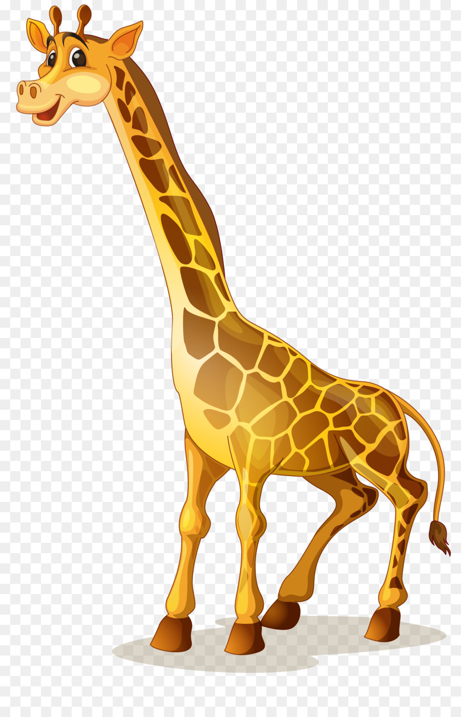 Giraffe Cartoon Illustration - giraffe png download - 3348*5160 - Free Transparent Giraffe png Download.