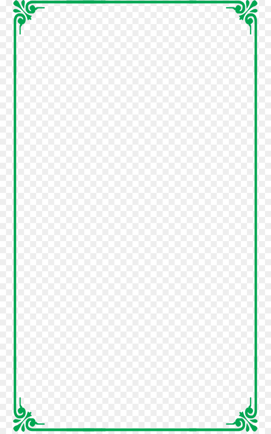 Picture frame - Green clear pattern border frame png download - 811*1433 - Free Transparent Picture Frame png Download.