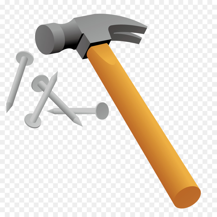 Hammer Nail - Vector model hammer png download - 900*900 - Free Transparent Hammer png Download.
