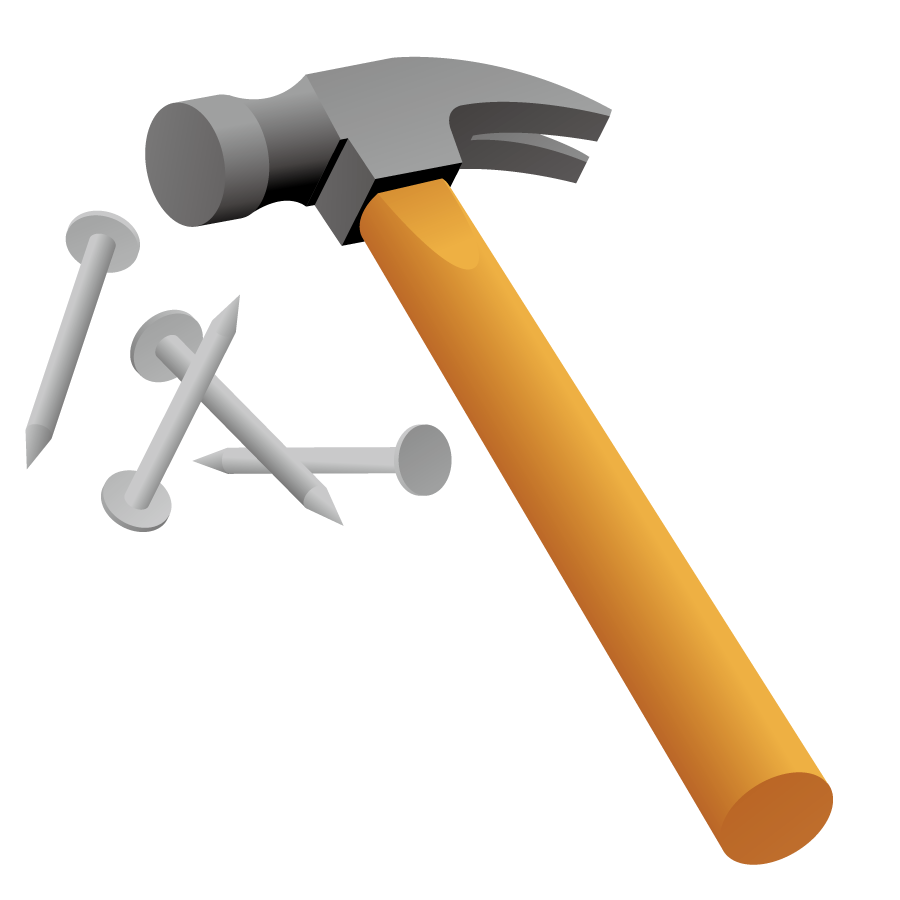 Hammer Nail - Vector model hammer png download - 900*900 - Free ...