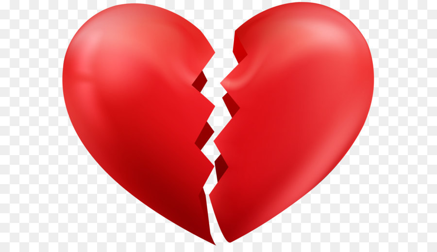 Broken heart - Broken Heart Transparent PNG Clip Art Image png download - 8000*6328 - Free Transparent  png Download.