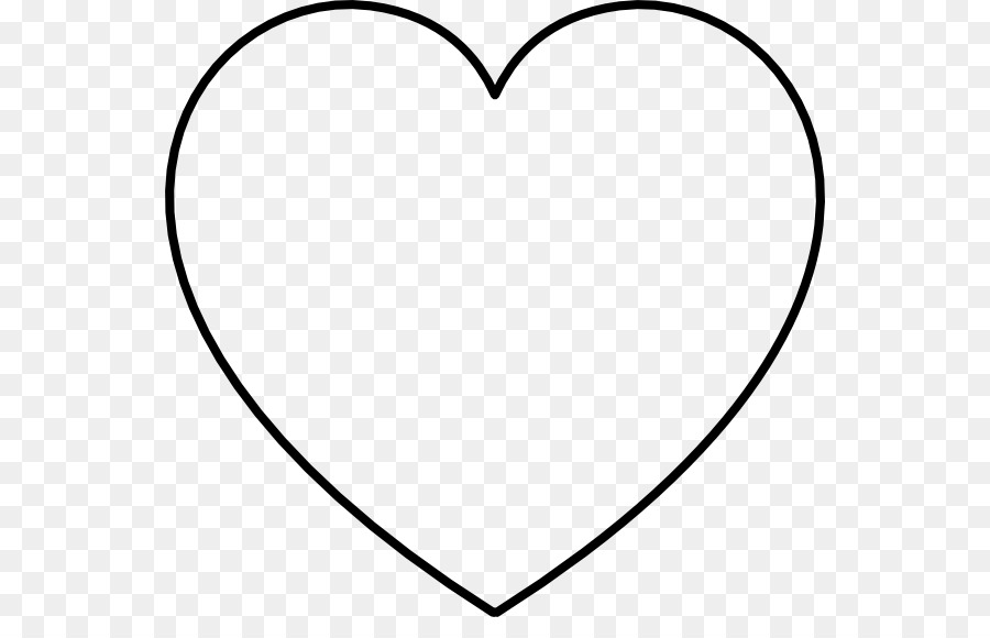 Black and white Heart Area Pattern - Love Heart Shape png download - 600*561 - Free Transparent  png Download.