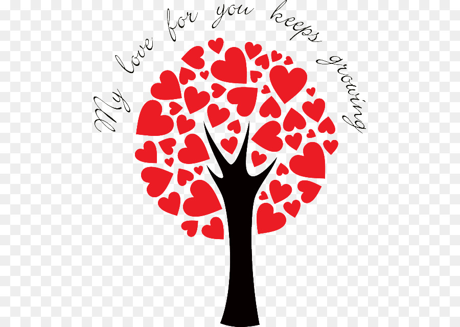 Heart Tree - heart tree png download - 533*640 - Free Transparent  png Download.