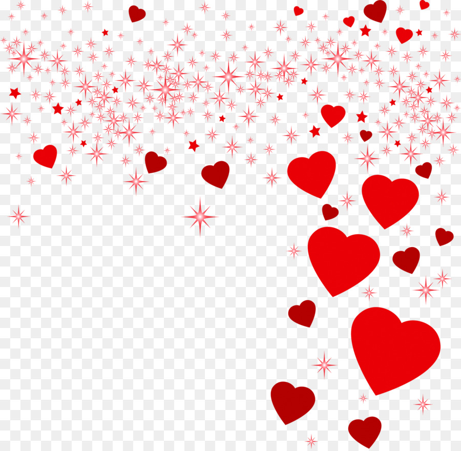 Heart Valentines Day Clip art - Floating hearts png download - 1300*1265 - Free Transparent  png Download.