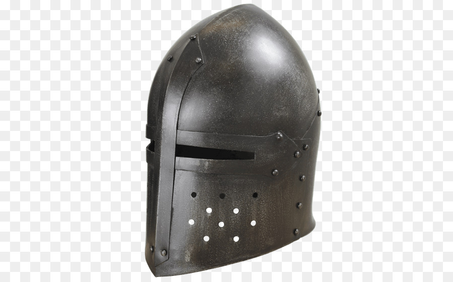 Helmet Middle Ages Great helm Components of medieval armour Knight - sugar loaf png download - 555*555 - Free Transparent Helmet png Download.