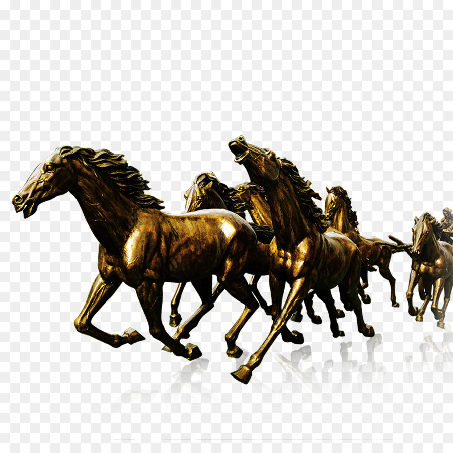 Template Poster Google Images - Bronze horses png download - 1501*1501 - Free Transparent Template png Download.