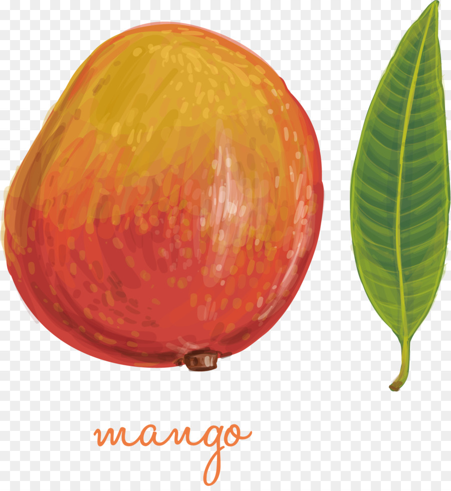 Leaf Mango - Juicy mango png download - 1586*1709 - Free Transparent Leaf png Download.
