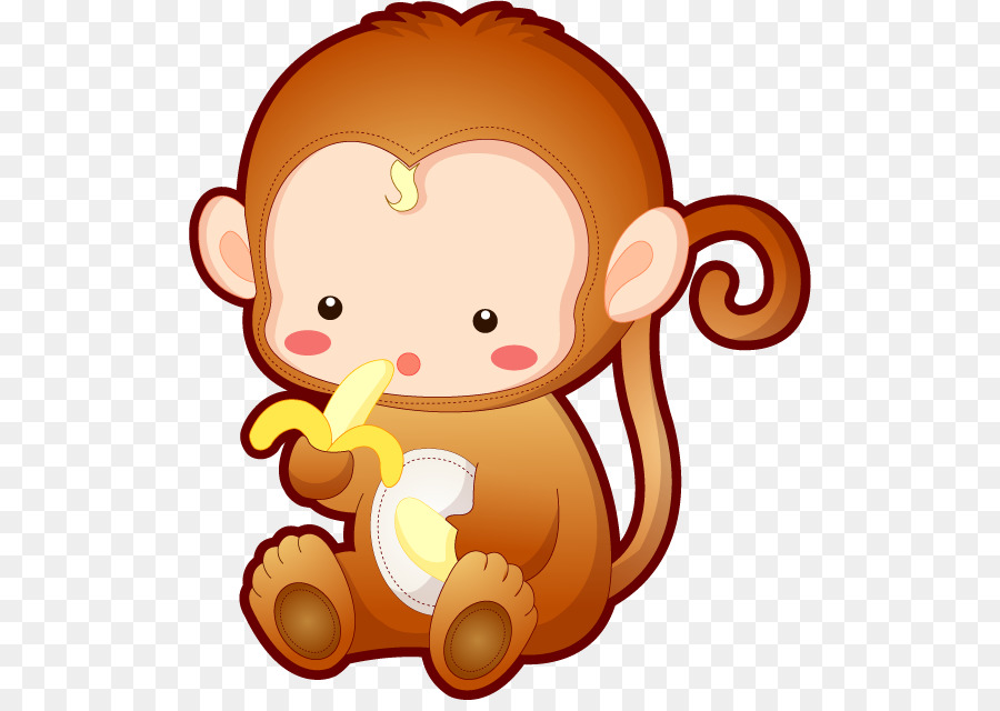 Monkey Clip art - J png download - 560*630 - Free Transparent Monkey png Download.