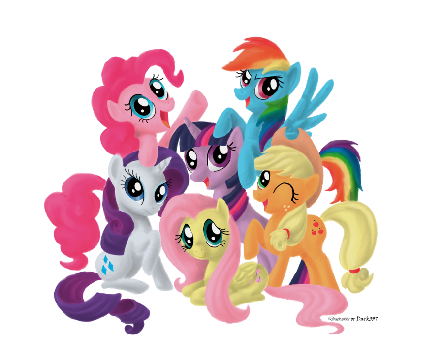 Pinkie Pie Fluttershy Rainbow Dash Twilight Sparkle Pony My Little