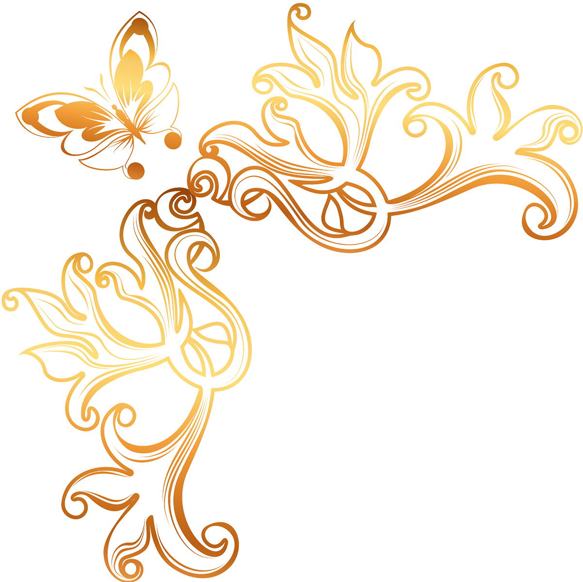 Ornament Clip art - Vector Gold png download - 1201*1200 - Free ...