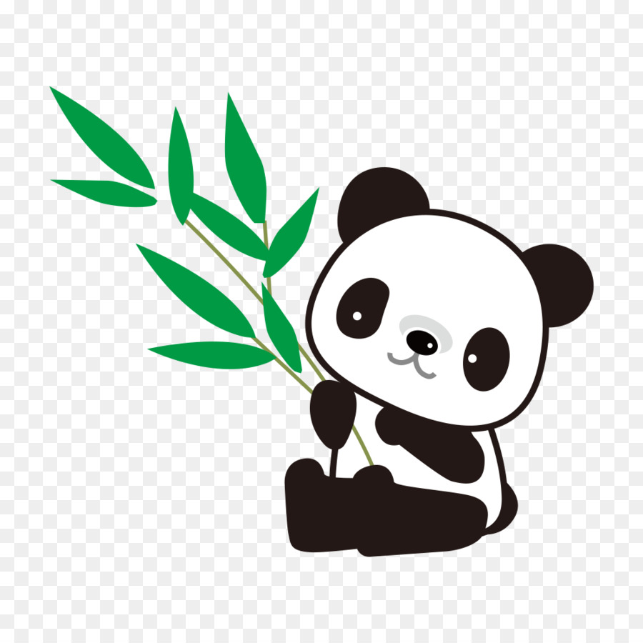 Giant panda Bamboo Drawing - panda png download - 1000*1000 - Free Transparent Giant Panda png Download.