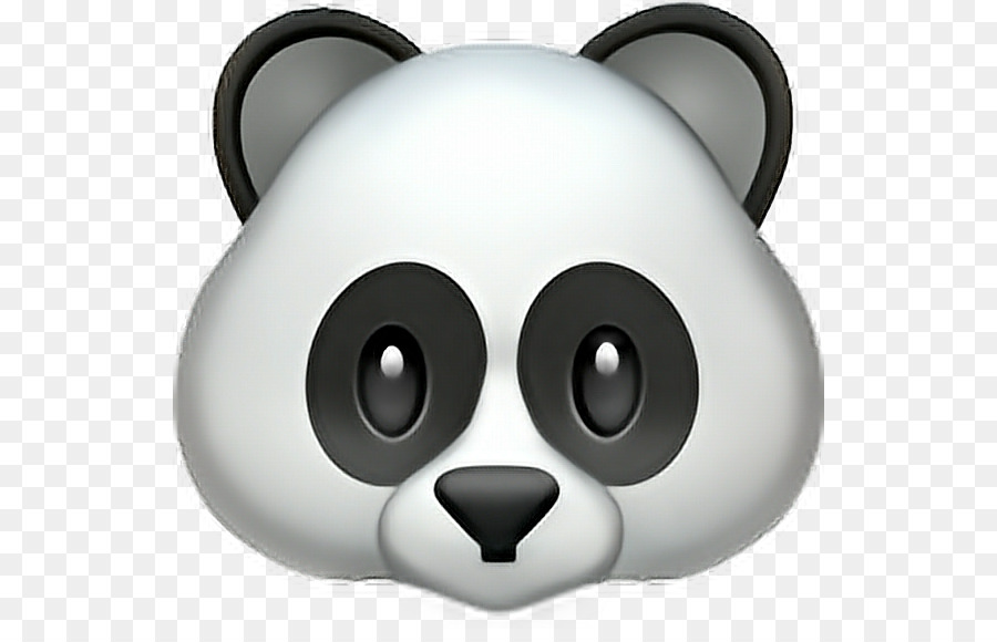 Giant panda Emojipedia Sticker iPhone - Emoji png download - 588*568 - Free Transparent Giant Panda png Download.