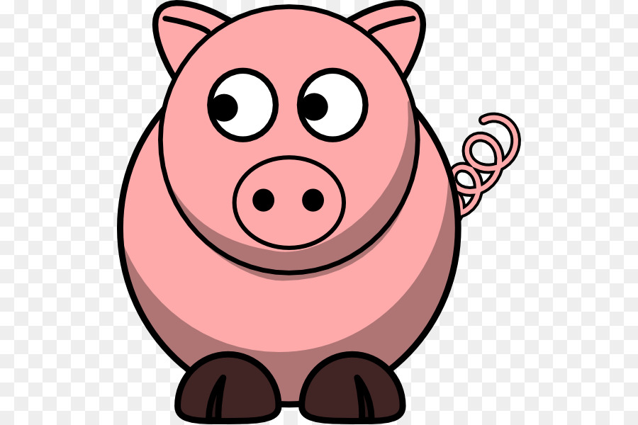 Pig roast Clip art - pig png download - 570*599 - Free Transparent Pig png Download.
