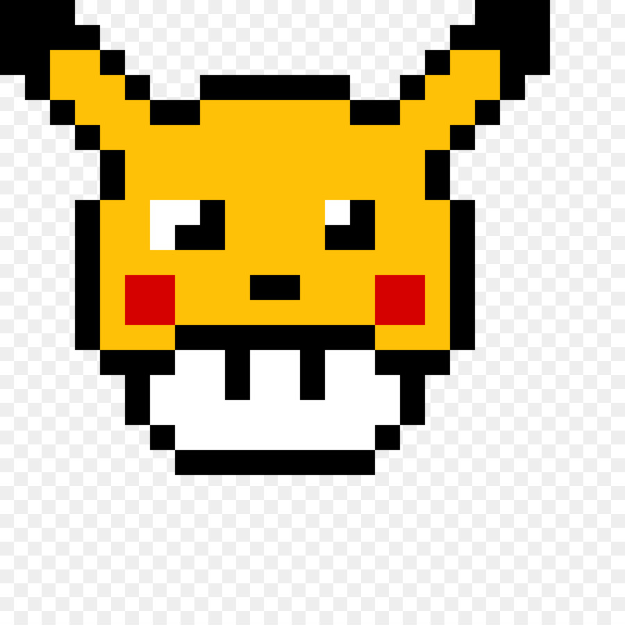 Pikachu Pixel art Pokémon Drawing Minecraft - pikachu png download - 1200*1200 - Free Transparent Pikachu png Download.