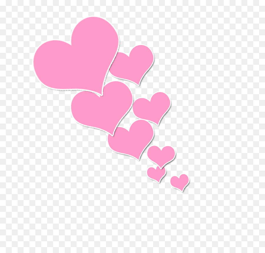 Pink Color Heart Clip art - Pink heart png download - 851*850 - Free Transparent Pink png Download.