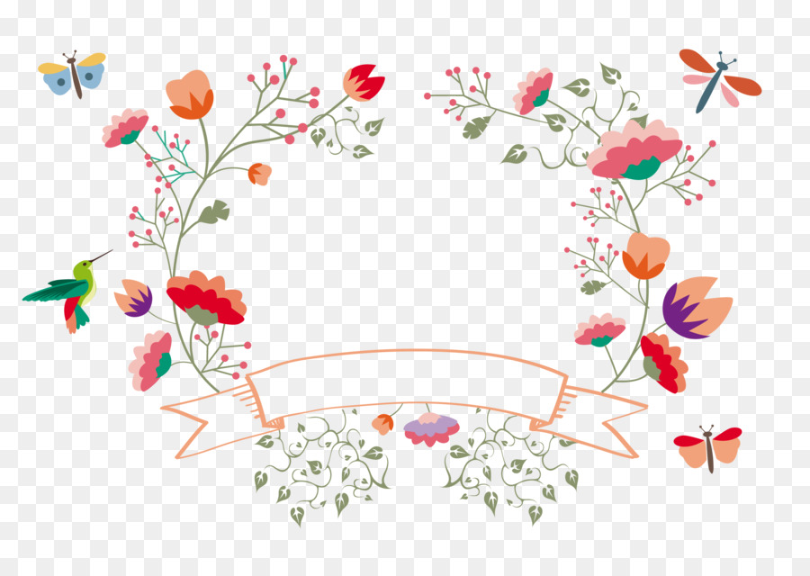 Flower Template Pattern - Vector floral decoration png download - 2339*1651 - Free Transparent Flower png Download.