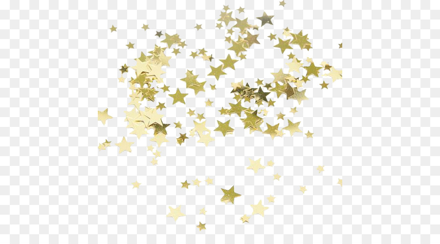 Star Gold Confetti Party Bride - overlay png download - 500*500 - Free Transparent Star png Download.