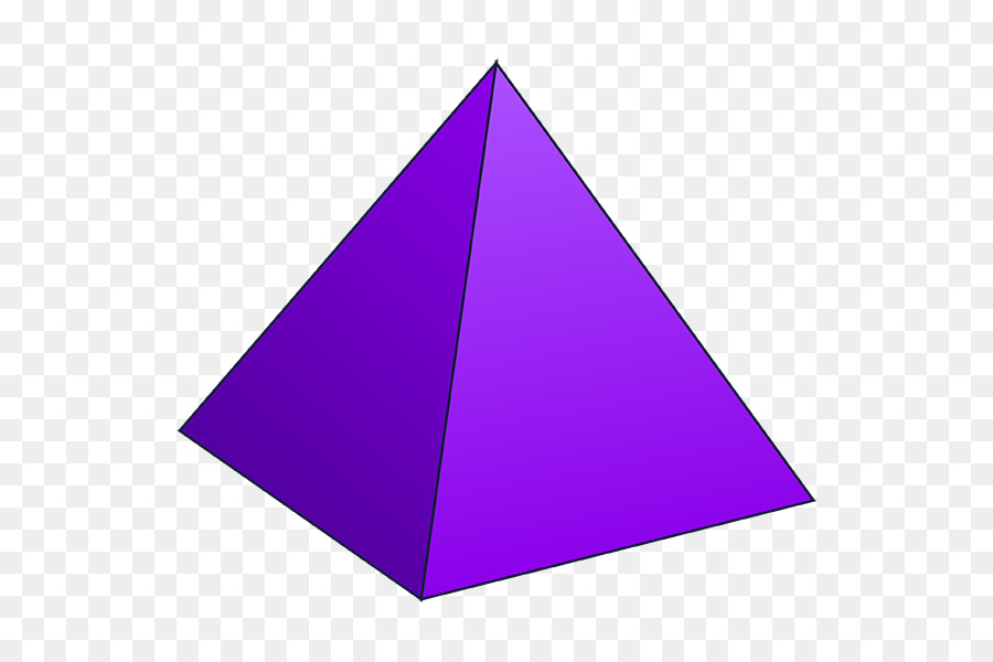 Triangle Pyramid Shape Mathematics Geometry - pyramids vector png download - 600*600 - Free Transparent Triangle png Download.