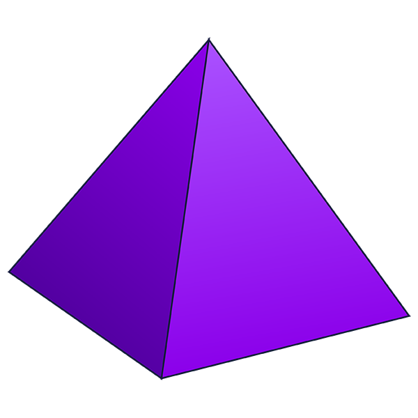 Triangle Pyramid Shape Mathematics Geometry Pyramids Vector Png