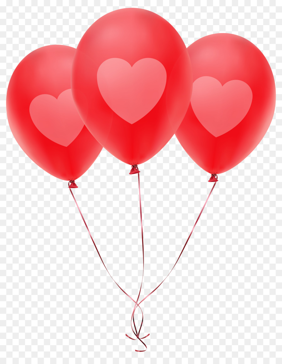 Balloon Heart Red Clip art - Red Balloon Cliparts png download - 6280*8000 - Free Transparent Balloon png Download.