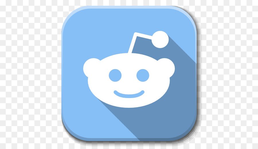 blue area smiley sky - Apps Reddit png download - 512*512 - Free Transparent Reddit png Download.