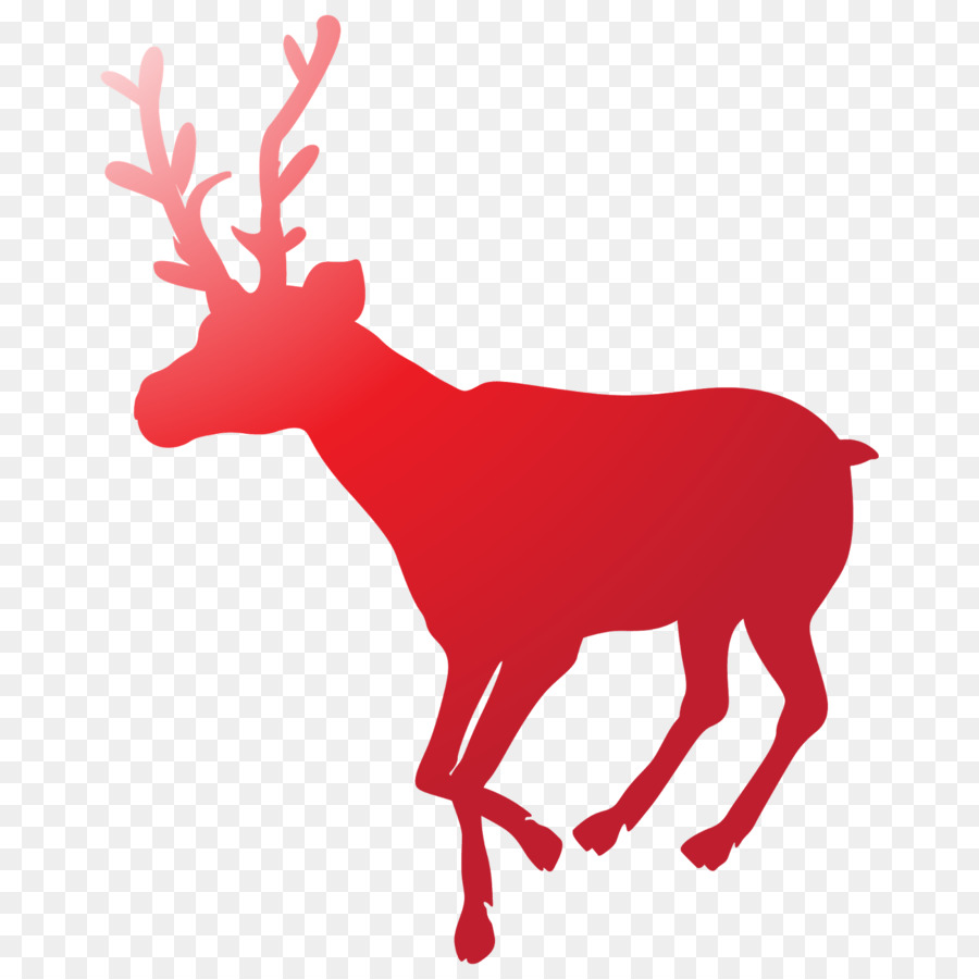 Reindeer Christmas Art Coyote - Reindeer png download - 1600*1600 - Free Transparent Reindeer png Download.