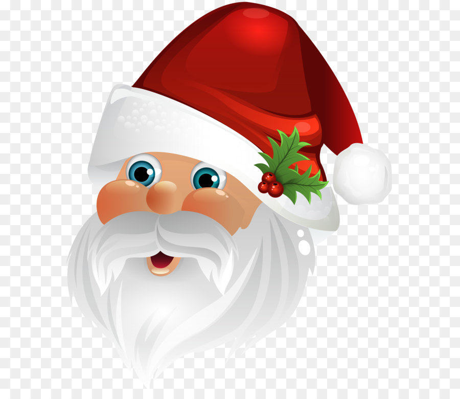 Santa Claus Christmas Clip art - Santa Claus Face Transparent Clip Art Image png download - 6766*8000 - Free Transparent Santa Claus png Download.