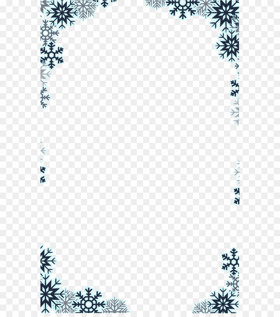 Snowflake - Snowflake border png download - 640*1008 - Free Transparent Snowflake png Download.