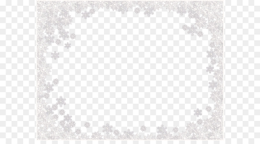 Lace Black and white Pattern - Snowflakes Border Frame Png Image png download - 1024*768 - Free Transparent Area png Download.