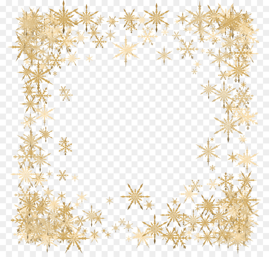 Snowflake - Vector beautiful snowflake border png download - 849*850 - Free Transparent Snowflake png Download.