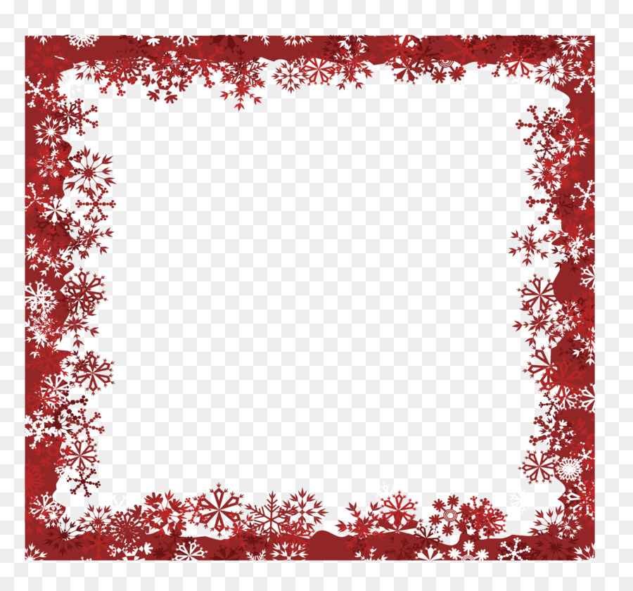 Snowflake Christmas Red - Creative real red snowflake border png download - 1458*1359 - Free Transparent Snowflake png Download.