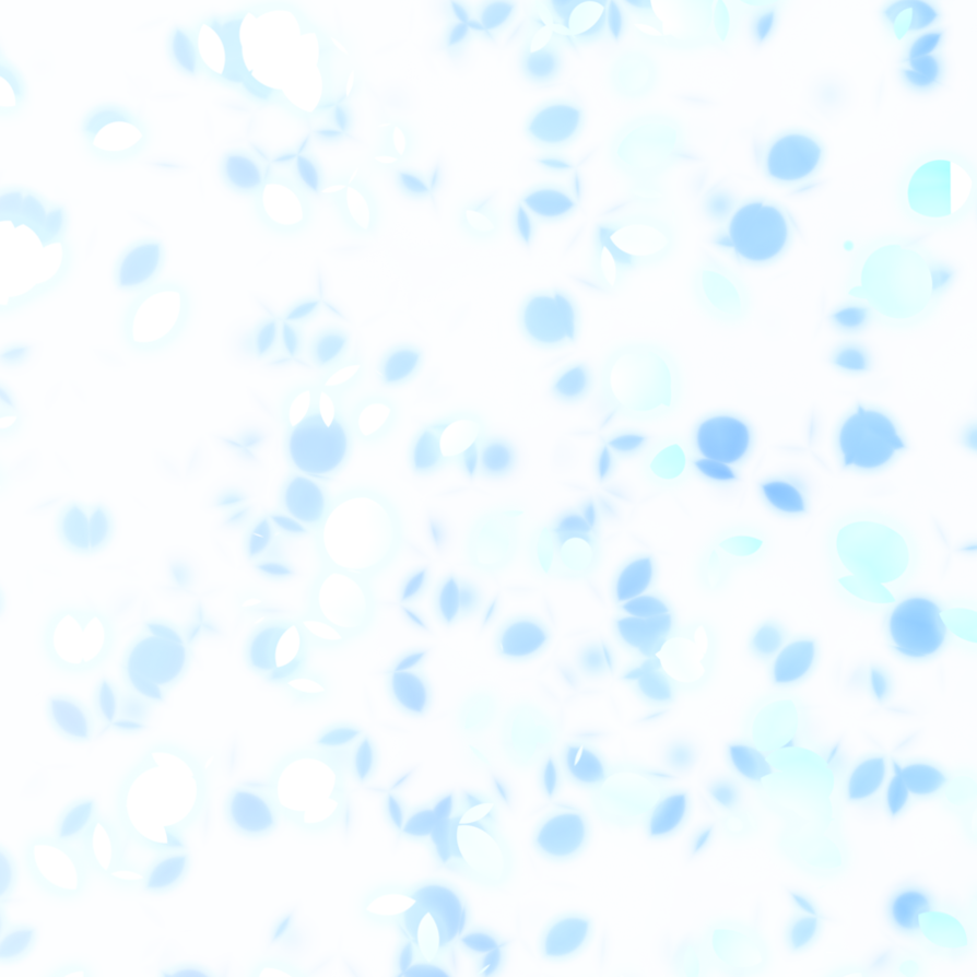 blue snowflakes falling