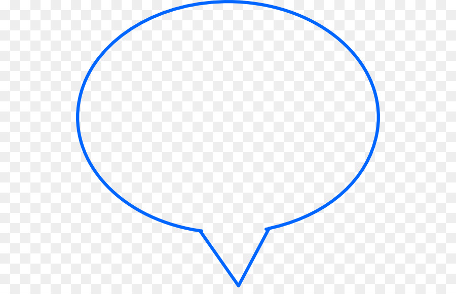 Speech balloon Blue Clip art - Speech Bubble Outline png download - 600*567 - Free Transparent Speech Balloon png Download.