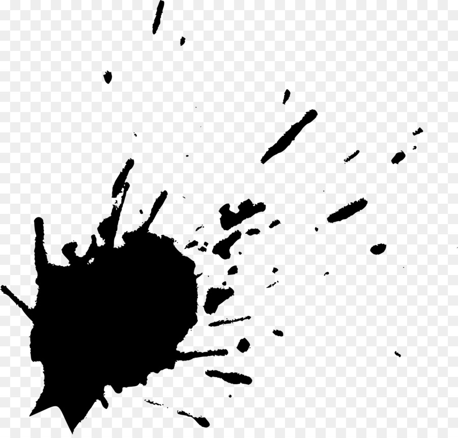 Splatter film Paint Black and white - black png download - 1776*1684 - Free Transparent Splatter Film png Download.