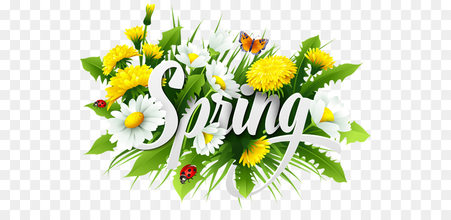 Spring Clip art - summer flowers png download - 600*427 - Free Transparent Spring png Download.