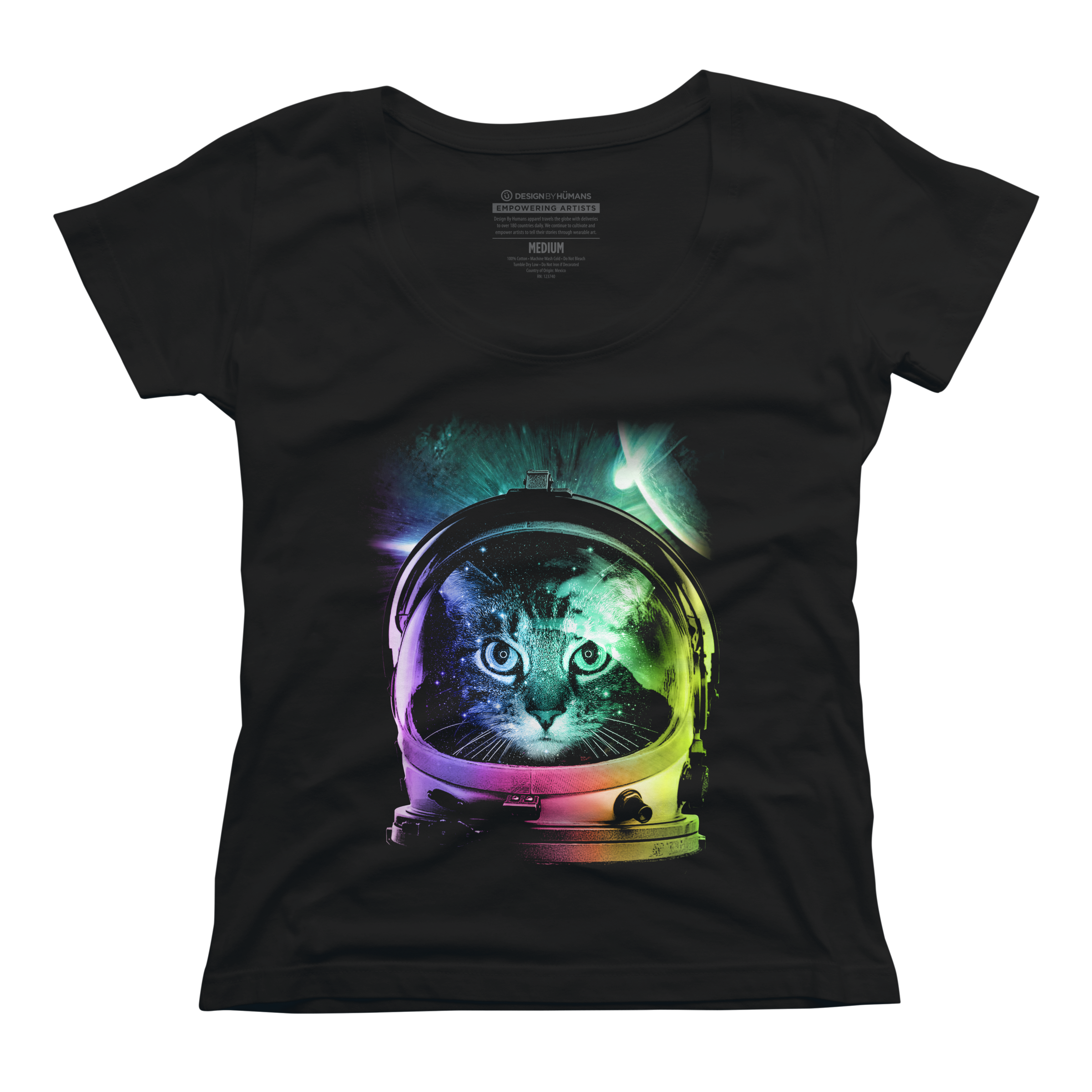 T-shirt Cat Kitten Hoodie Astronaut - T-shirt png download - 2400*2400 ...