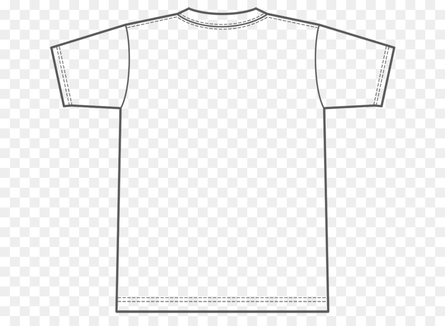 T-shirt Template White Sleeve - T-shirt png download - 1394*1000 - Free Transparent Tshirt png Download.