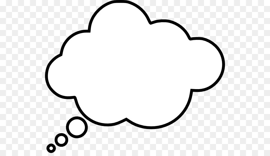 Thought Speech balloon Clip art - Thinking Cloud Cliparts png download - 600*510 - Free Transparent Thought png Download.