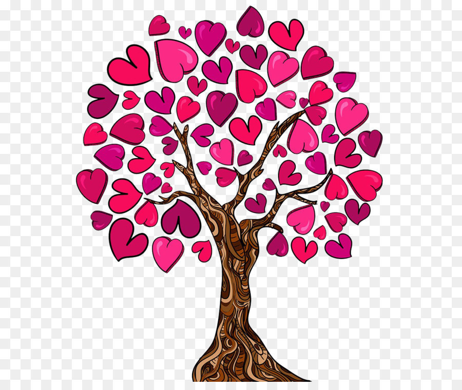 Family tree Heart Love Clip art - Wedding sign in the tree png download - 869*995 - Free Transparent Tree png Download.
