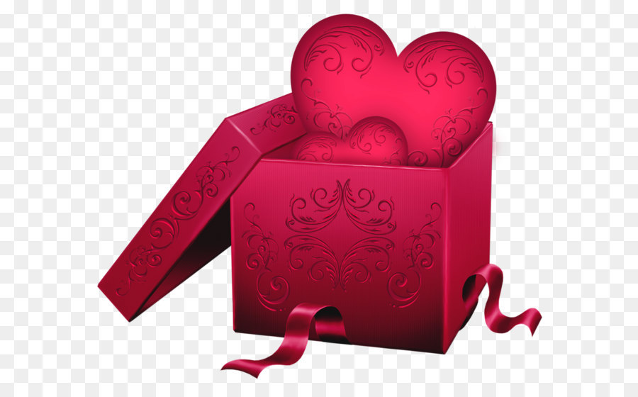 Love Romance Clip art - Transparent Gift Box with Heart PNG Clipart png download - 1006*852 - Free Transparent Valentine s Day png Download.