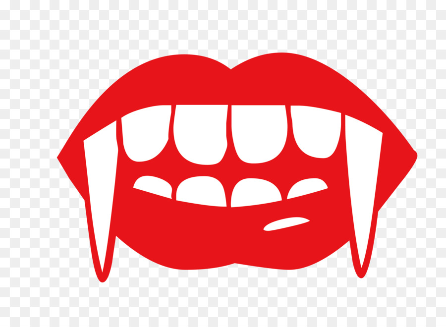Fang Vampire Tooth Clip art - Halloween Horror lips png download - 3250*2338 - Free Transparent  png Download.